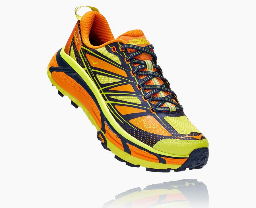 Trail Shoes Mens - Hoka One One Mafate Speed 2 - Light Gold/Rose - OVLWXTR-71